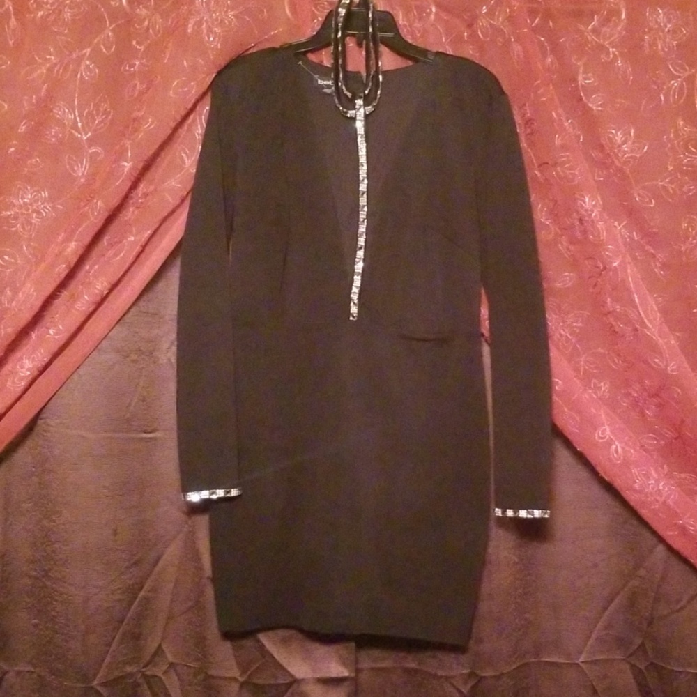 Beautiful black dress.